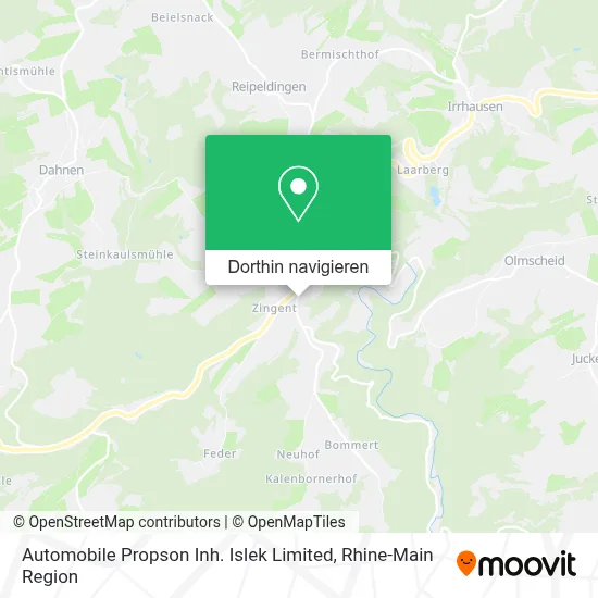 Automobile Propson Inh. Islek Limited Karte