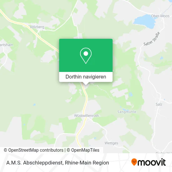 A.M.S. Abschleppdienst Karte