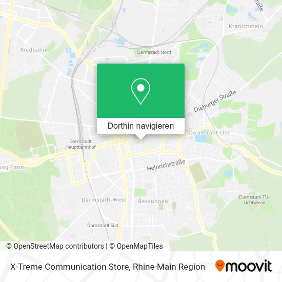 X-Treme Communication Store Karte