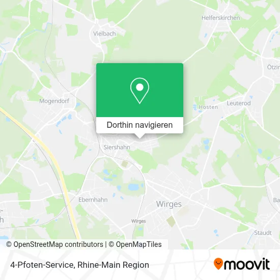 4-Pfoten-Service Karte