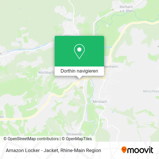 Amazon Locker - Jacket Karte