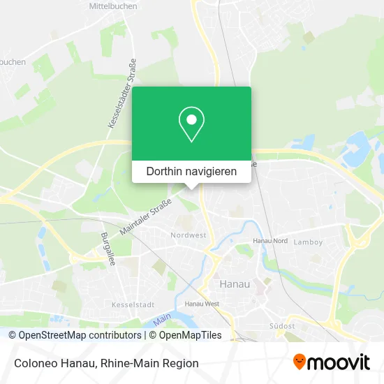 Coloneo Hanau Karte