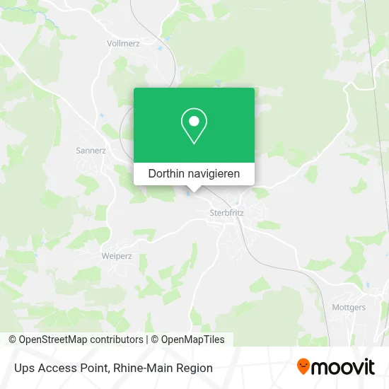 Ups Access Point Karte