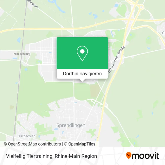 Vielfellig Tiertraining Karte