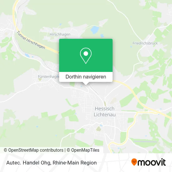 Autec. Handel Ohg Karte