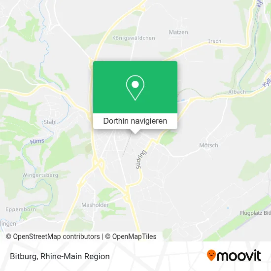 Bitburg Karte