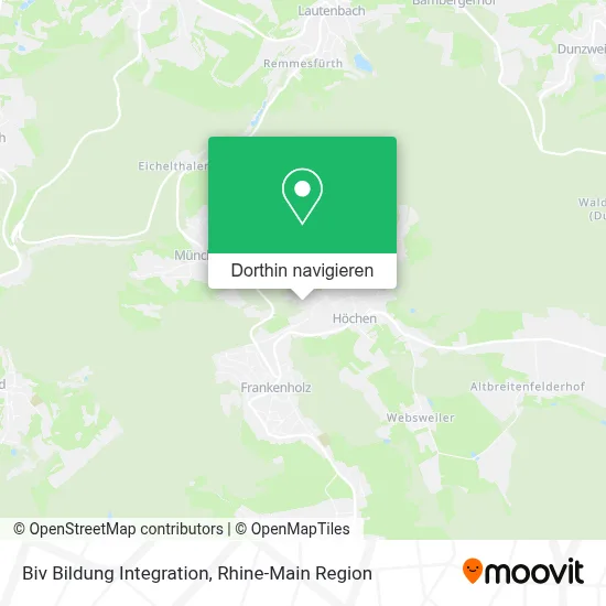 Biv Bildung Integration Karte
