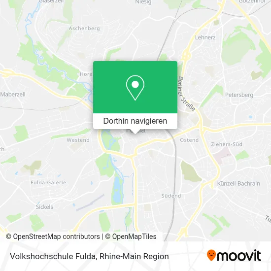 Volkshochschule Fulda Karte