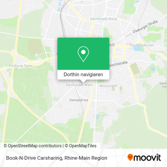 Book-N-Drive Carsharing Karte