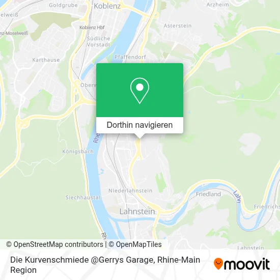 Die Kurvenschmiede @Gerrys Garage Karte