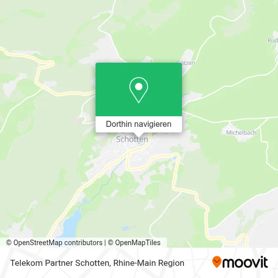 Telekom Partner Schotten Karte