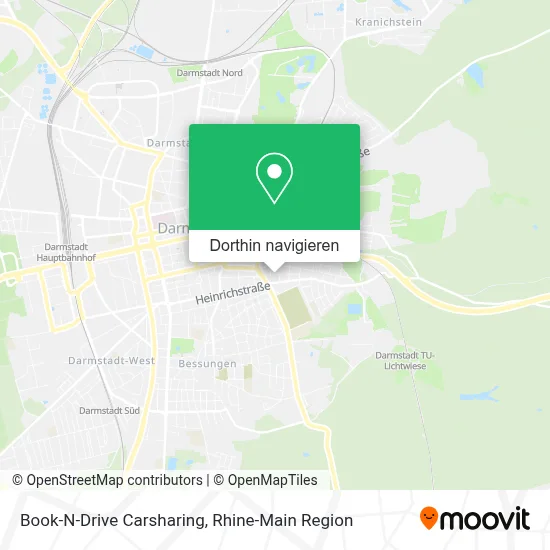 Book-N-Drive Carsharing Karte