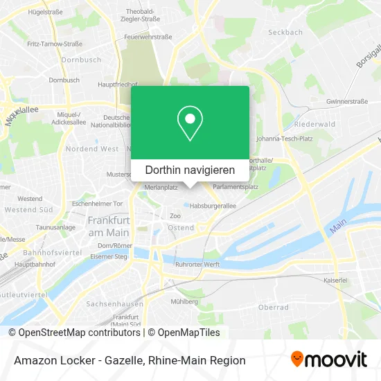 Amazon Locker - Gazelle Karte