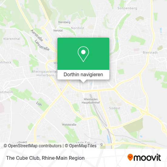 The Cube Club Karte