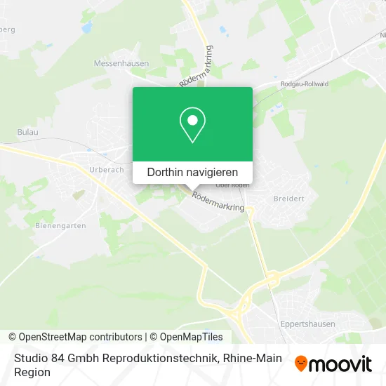 Studio 84 Gmbh Reproduktionstechnik Karte