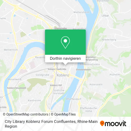 City Library Koblenz Forum Confluentes Karte