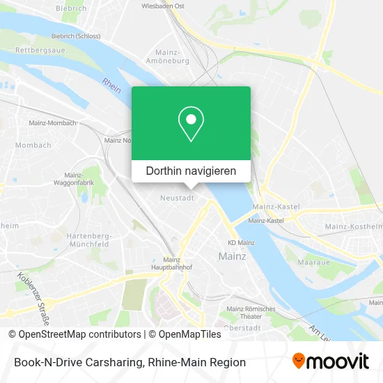 Book-N-Drive Carsharing Karte