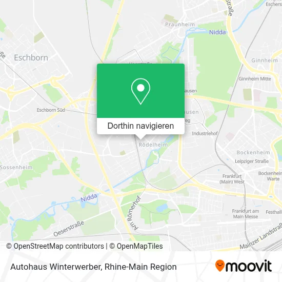 Autohaus Winterwerber Karte