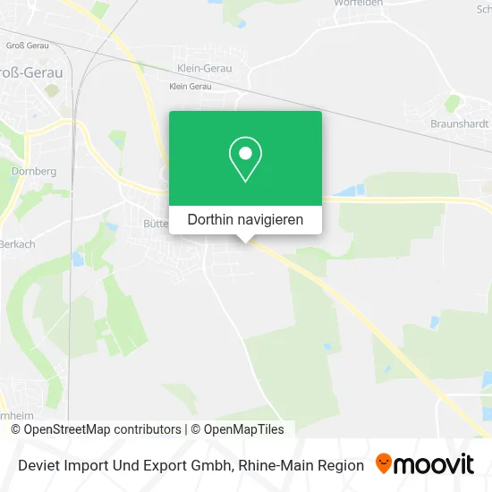 Deviet Import Und Export Gmbh Karte