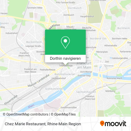 Chez Marie Restaurant Karte