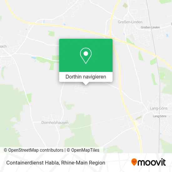 Containerdienst Habla Karte
