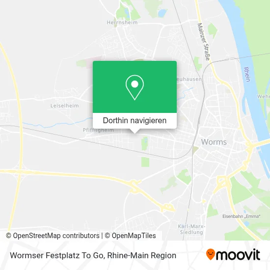 Wormser Festplatz To Go Karte