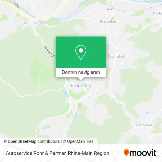 Autoservice Rohr & Partner Karte