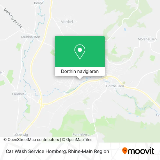 Car Wash Service Homberg Karte