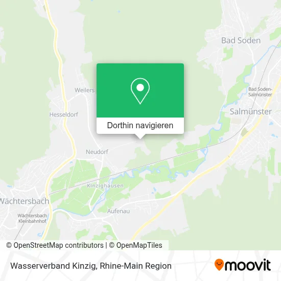 Wasserverband Kinzig Karte
