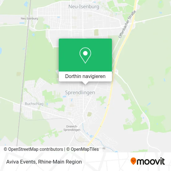 Aviva Events Karte