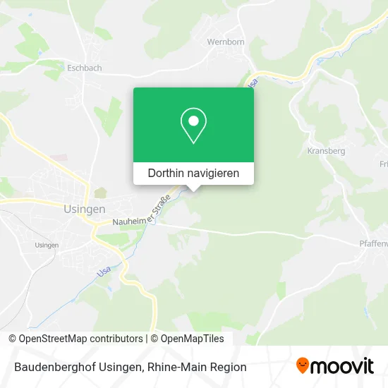 Baudenberghof Usingen Karte