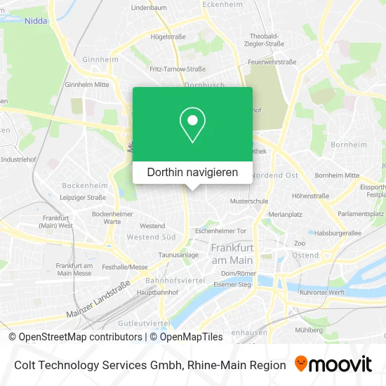 Colt Technology Services Gmbh Karte