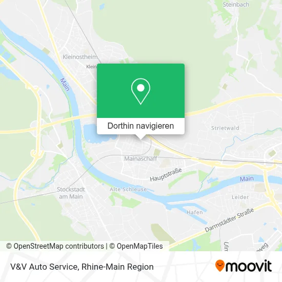 V&V Auto Service Karte