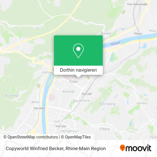 Copyworld Winfried Becker Karte