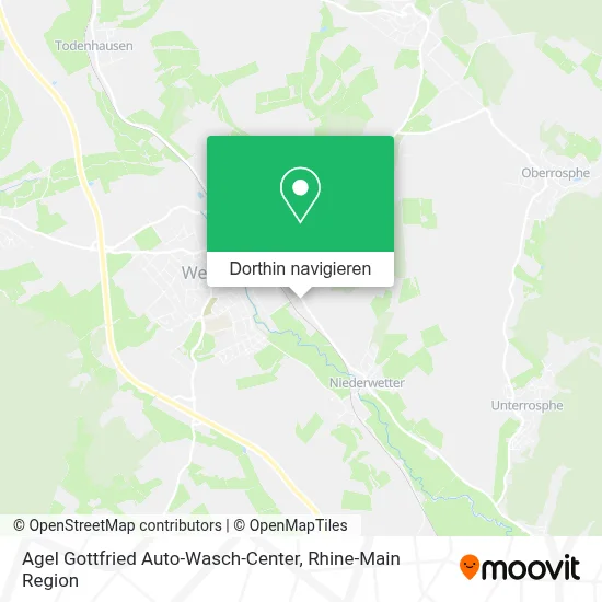 Agel Gottfried Auto-Wasch-Center Karte