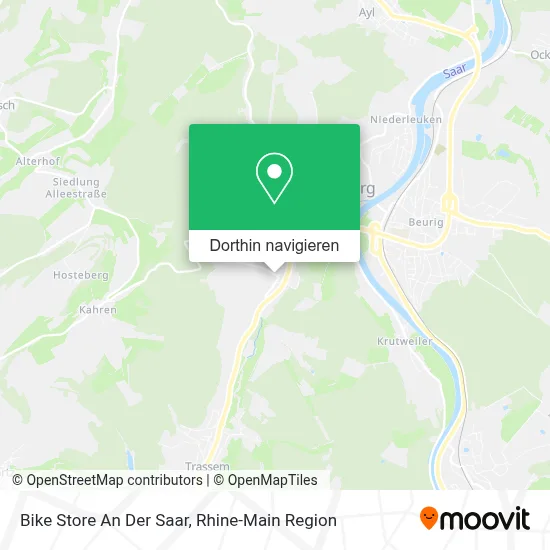 Bike Store An Der Saar Karte