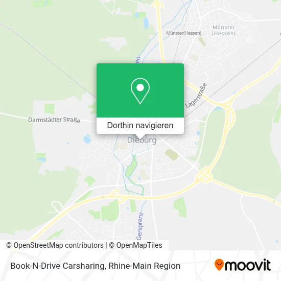 Book-N-Drive Carsharing Karte