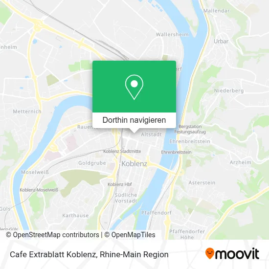 Cafe Extrablatt Koblenz Karte