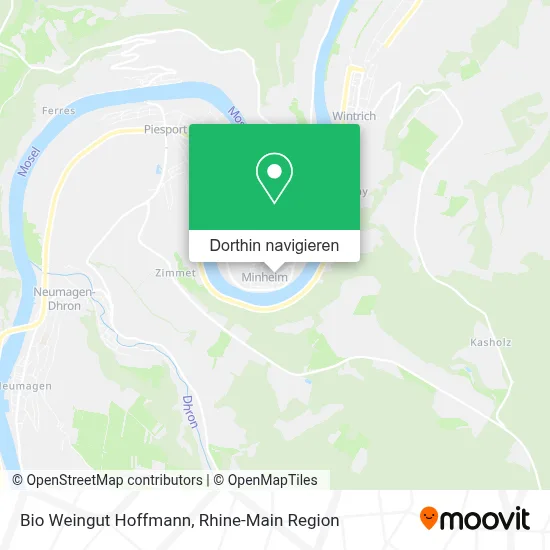 Bio Weingut Hoffmann Karte