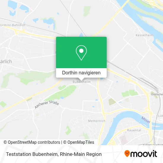 Teststation Bubenheim Karte