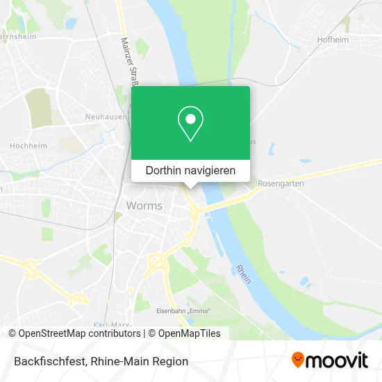 Backfischfest Karte