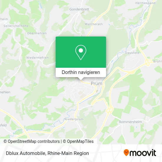 Dblux Automobile Karte