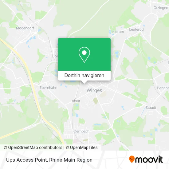 Ups Access Point Karte
