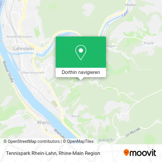 Tennispark Rhein-Lahn Karte