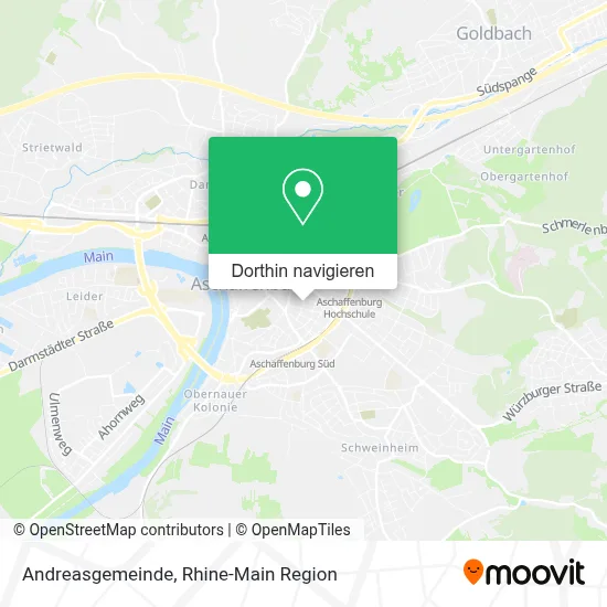 Andreasgemeinde Karte