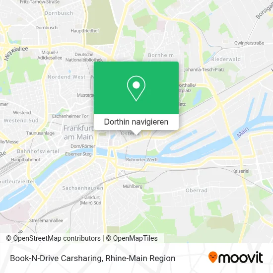 Book-N-Drive Carsharing Karte