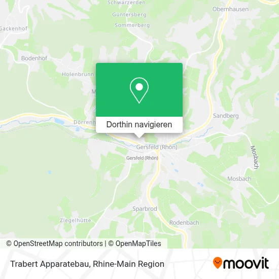 Trabert Apparatebau Karte