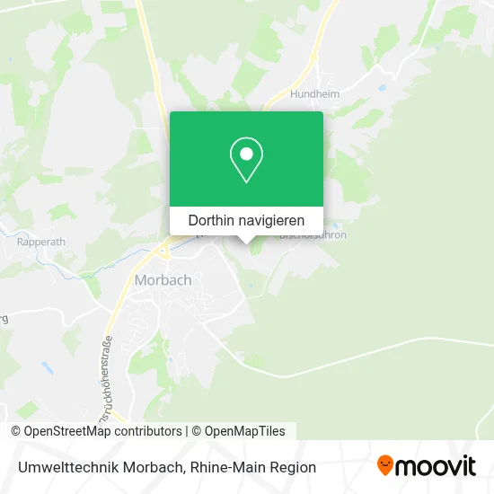 Umwelttechnik Morbach Karte
