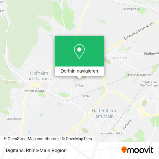 Digitans Karte