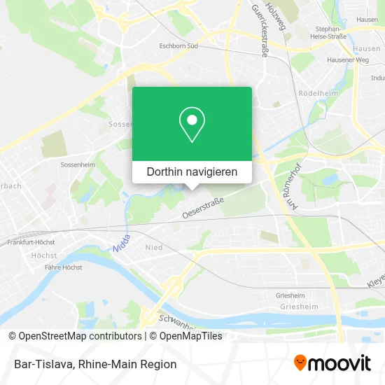 Bar-Tislava Karte